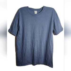 Gildan Softstyle T-Shirt XL Ring Spun Blue Cotton Basic Activewear